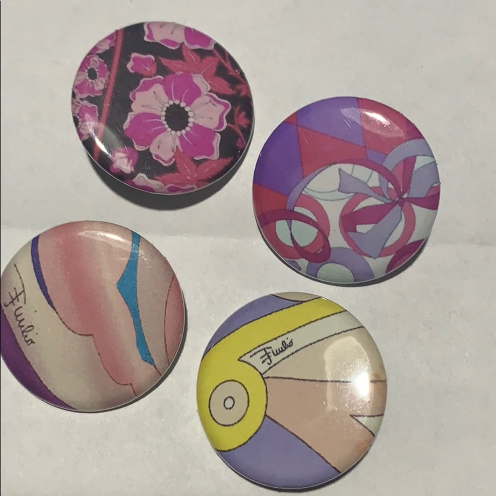 Lot of Authentic Emilio Pucci pins/broaches